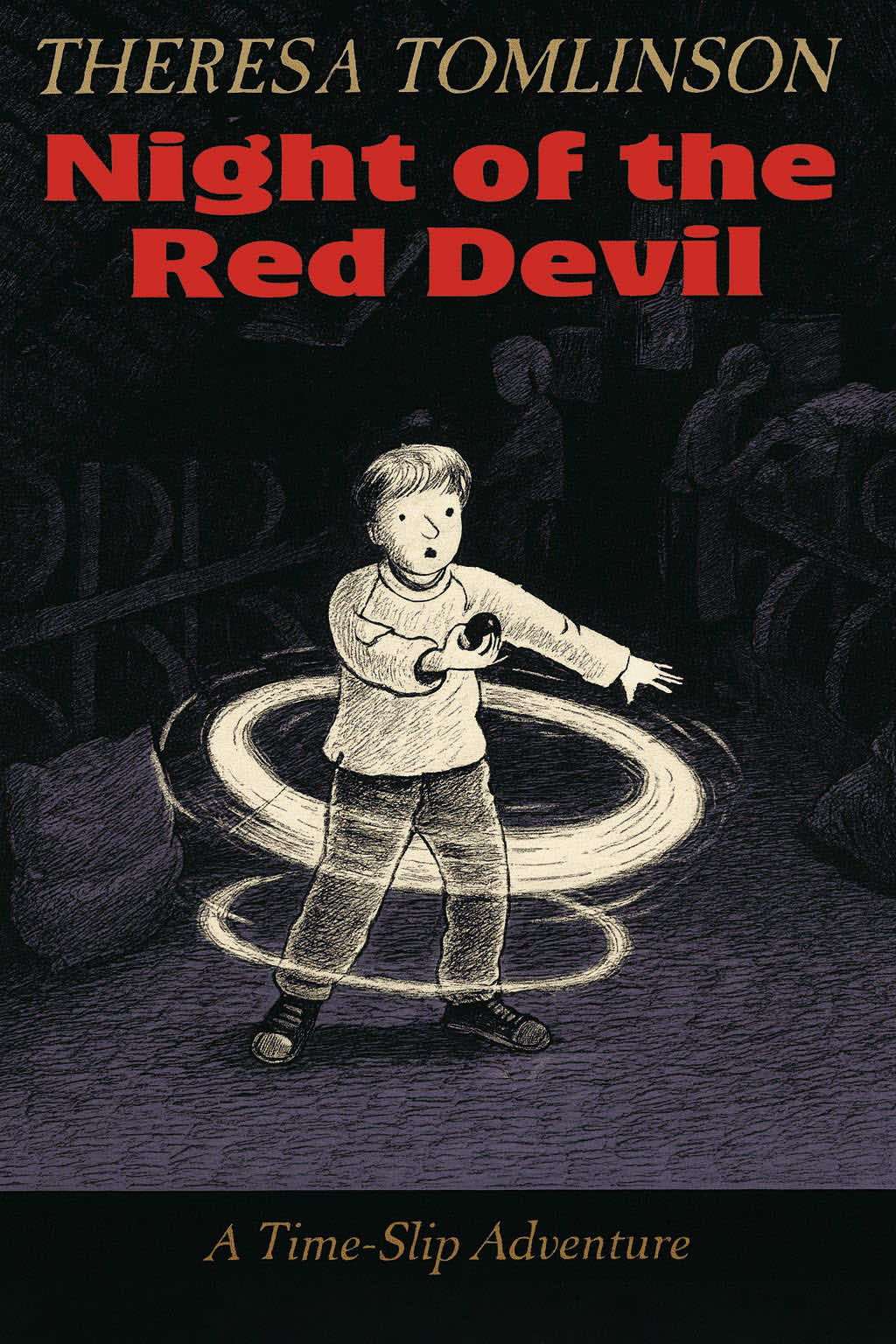 Cover of Night of the Red Devil by Theresa Tomlinson – Whitby Victorian time-slip story