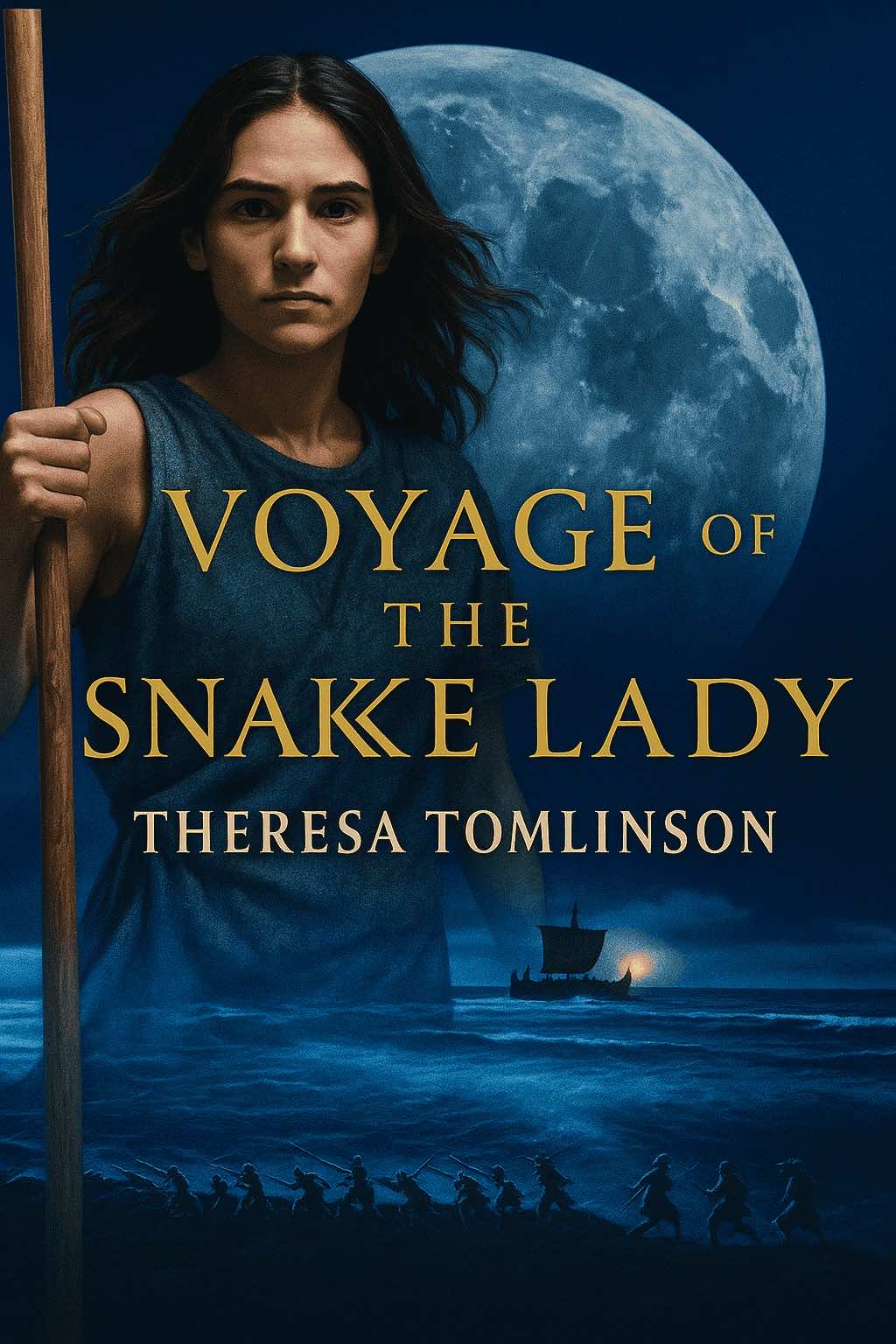 Cover of Voyage of the Snake Lady by Theresa Tomlinson – sequel set after the fall of Troy